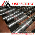 single extruder screw barrel for plastic processing machine